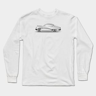 1953 Buick Roadmaster Black Long Sleeve T-Shirt